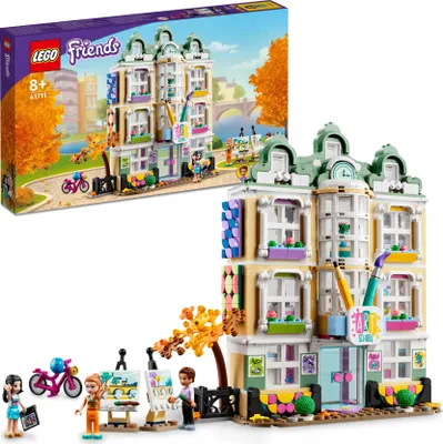 Produktbild von LEGO 41711 Friends Emmas Kunstschule, Heartlake City Schule mit 3 Mini-Puppen