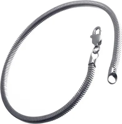 Produktbild von SILBERKETTEN STORE Schlangenkette Armband, vierkant 3mm - 925 Silber, Länge wählbar - 17cm