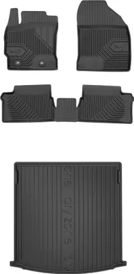 Produktbild von FROGUM Gummimatten Auto Fußmatten + Kofferraummatte für Toyota Auris II 2012-2018
