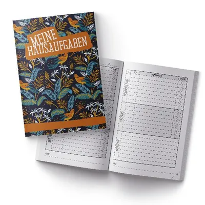 Produktbild von itenga Hausaufgabenheft Vögel (Motiv 4) DIN A5, 96 Seiten