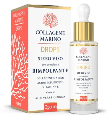 Immagine prodotto di Collagene Marino Drops Siero Viso Rimpolpante 30 Ml