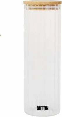 Image de Récipient en verre transparent quttin 9 x 27 cm 1,4 l (12 pièces)