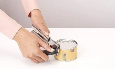 Image de Ouvre-boîtes en acier inoxydable, robuste, pour la cuisine