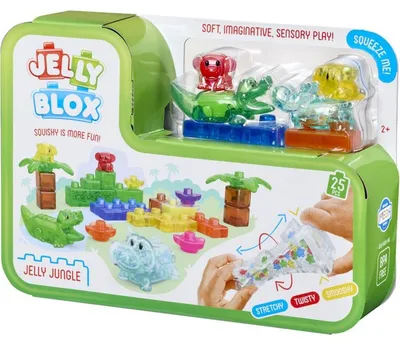 Obrázek produktu pro Goliath Jelly Blox – Jungle Set, Sada na stavění, 2 rok/roky, 25 kusů