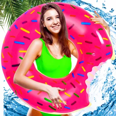 Produktbild von Strand Aufblasbare Rad Donut Rosa