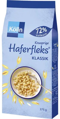 Zdjęcie produktu dla Kölln Crispy Oatmeal Classic 72% pełnoziarniste 375g