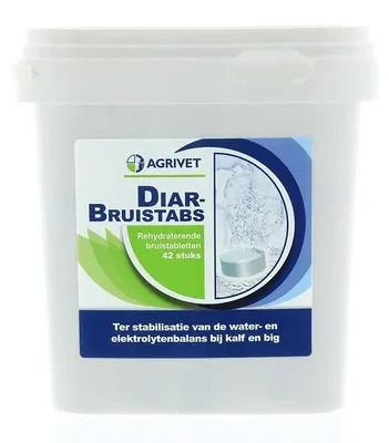 Productafbeelding van Agrivet Diar-bruistabs 42 stuks