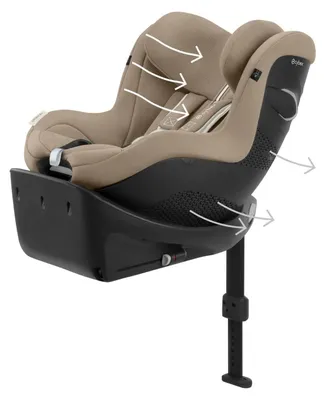 Produktbild von CYBEX Sirona Gi i-Size Plus, ISOFIX, 5-Punkt, Seitenschutz, Kopfstütze, Abwaschbare Abdeckung, Einstellbare Rückenlehne