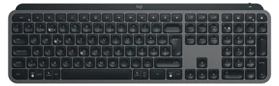 Immagine prodotto di Logitech MX Keys S Tastatur RF Wireless + Bluetooth QWERTZ Schweiz Graphit (920-011571)