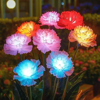 Immagine prodotto di Illuminazione solare da giardino, set da 4 lampade con cambio di colore