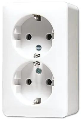 Image de Jung 6020 A WW Prise type F blanc (6020AWW)