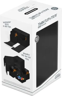 Obrázek produktu pro Ultimate Guard Twin Flip`n`Tray 160+ XenoSkin Monocolor Schwarz