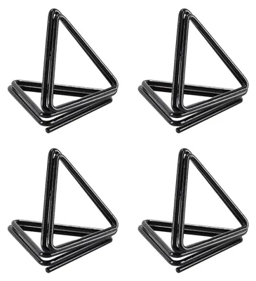 4er-Pack schwarze Draht-Tischkartenhalter für Hochzeit