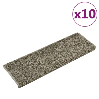 Zdjęcie produktu dla Maty na schody 10 szt. 65x21x4 cm Szare, prostokątne krawędzie