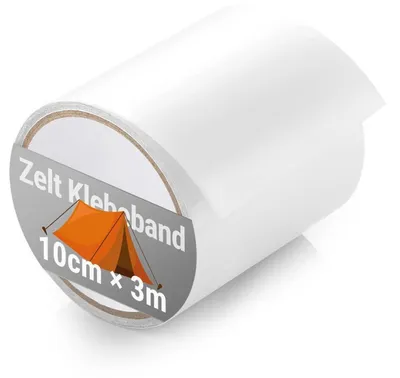 Productafbeelding van Reparatielap, transparant, 3M, 10 cm breed, waterdicht, geschikt voor tenten, luifels en parasols