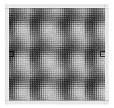 Produktbild von Schellenberg Insektenschutzfenster Plus, Fliegengitter aus Fiberglas mit Alurahmen ohne bohren, 100 x 120 cm, weiß, 70030