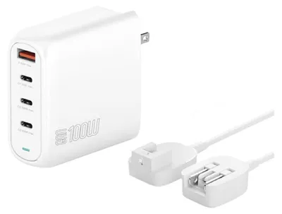 Obrázek produktu pro 4smarts Ladegert GaN Flex Pro 100W 3 USB-C+1 USB-A Travel (545100)