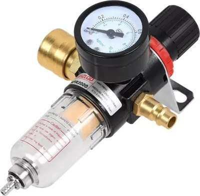Obrázek produktu pro 1/4" filtr stlačeného vzduchu Tlakový reduktor Odlučovač vody Odlučovač oleje Pro kompresor