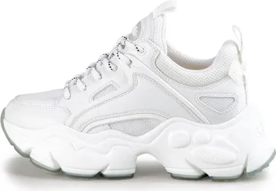 A white Buffalo sneaker is shown against a white background.