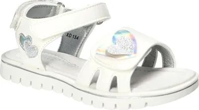 Produktbild von AMERICAN CLUB XD154 Solide KinderSandalen, Naturleder Innensohle, Klett Sandalen, Sandalen für Mädchen, Alb 33