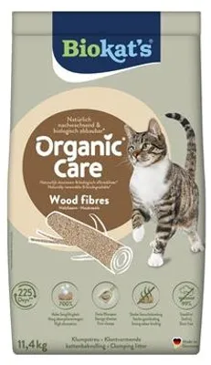 Obrázek produktu pro Podestýlka Biokat's Organic Care Wood Fibres 11,4kg