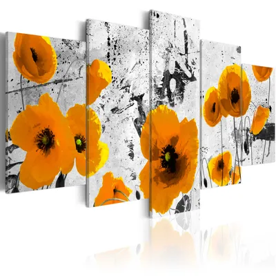 Produktbild von Modernes Wandbild 020110-162 (150x75) - 5 Teilig Bilder Fotografie auf Vlies Leinwand Foto Bild Dekoration Wand Bilder Kunstdruck Abstrakt