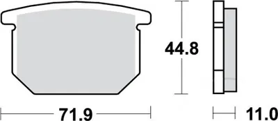 Zdjęcie produktu dla Klocki hamulcowe kpl. TRW MCB501