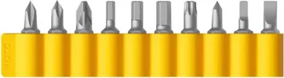 Produktbild von Schraubendreher-Bit-Set aus S2-Stahl, 25 mm, magnetisch, rostbeständig, 60 HRC