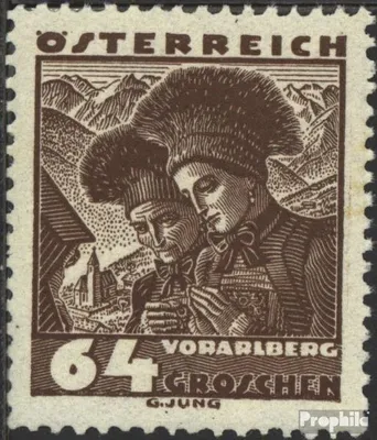 Produktbild von Briefmarken Österreich 1934 Mi 582 postfrisch Volkstrachten
