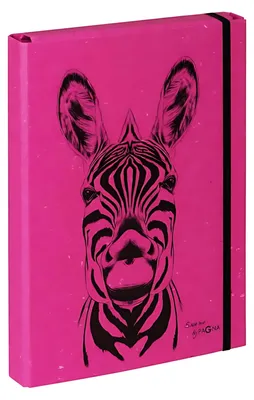 Produktbild von PAGNA Sammelbox/Heftbox "Zebra" DIN A4 fuchsia