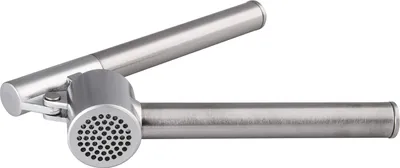 Produktbild von Knoblauchpresse aus Edelstahl - praktische Knoblauchschneider für die Küche - spülmaschinenfest - ergonomischer Griff