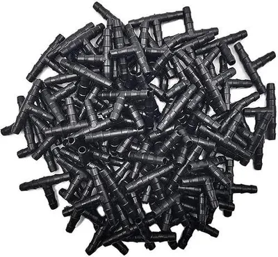 Zdjęcie produktu dla Rura trójnikowa 4/7 mm do nawadniania kropelkowego roślin 200 szt