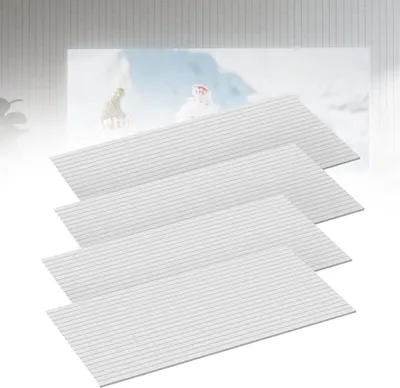 Obrázek produktu pro LZQ Sada 4 akustických panelů 120x60x0,9 cm samolepicí zvuková izolace stěn stropu bílá