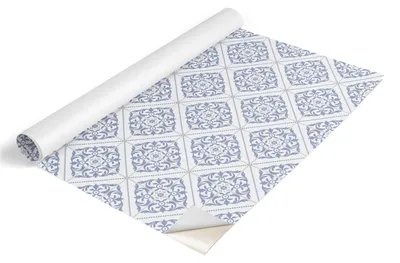 Produktbild von Tulup Möbelfolie - Klebefolie Möbel - Selbstklebende Folie 75x150 cm - Möbelfolie Schrank - Folie für Möbel - Möbelfolie Küche - Wasserdicht - Abwaschbar - Selbstklebend - Luftblasenfrei - Gefliestes Muster