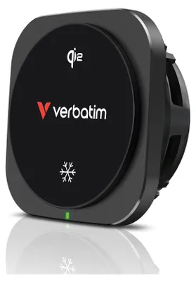 Produktbild von Verbatim Charge 'n' Drive Qi2, Auto, USB, Kabelloses Aufladen, 1 m, Schwarz