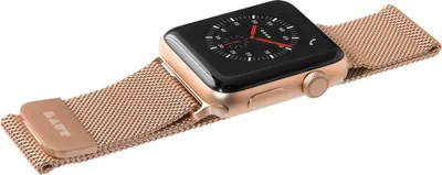Produktbild von LAUT Steel Loop Watch Strap, Gold, 40mm, 41mm, 38mm, 42mm (Series 10/11)
