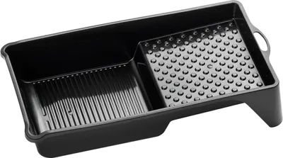 Produktbild von Farbwanne 15cm x 32cm, Kunststoff schwarz, Malerzubehör
