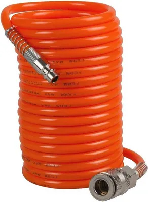 Immagine prodotto di Tubo dell'aria con morsetti - Tubo dell'aria da 5 m per compressori e utensili pneumatici