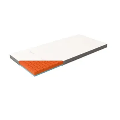 A cutaway view of a mattress.