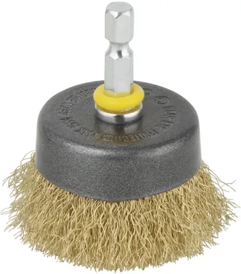 Produktbild von 1 Messingdraht-Topfbürste S=6-kt. ø50mm