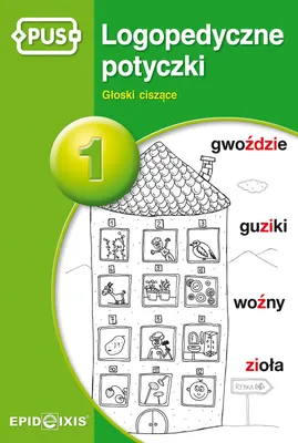 Immagine prodotto di PUS. Logopedyczne potyczki. Część 1. Głoski ciszące