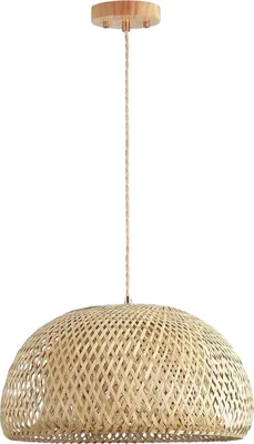Obrázek produktu pro Závěsné svítidlo, materiál bambus, patice E27, 38 cm, bez žárovky