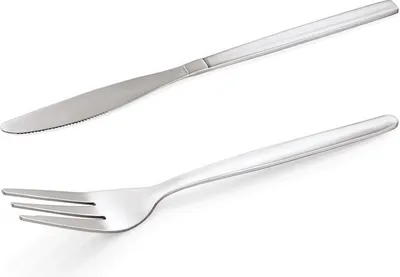 Produktbild von 144 tlg. Besteckset Gastro NP80 ECO, Chromstahl 18/0, 72 Messer + 72 Gabeln