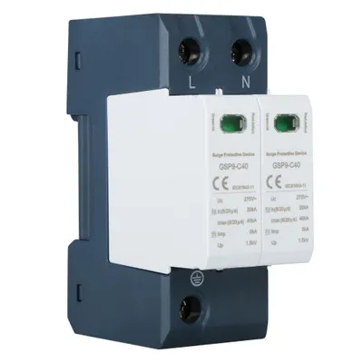 Image de GSP9-C40 40kA 2P Protection contre les surtensions AC275V Protection contre la foudre maison Parafoudre