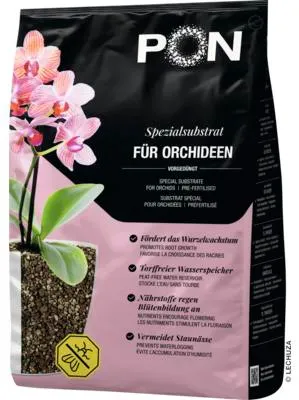 Produktbild von PON-Pflanzsubstrat ORCHIDPON 6 Liter | Spezialsubstrat für Orchideen | vorgedüngt | 13988