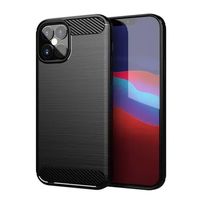 Zdjęcie produktu dla Etui Carbon Shield do iPhone 12 Pro - Czarny KP9420