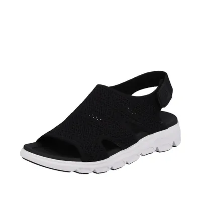 Produktbild von Rieker Trekkingsandalen - Tiefschwarz Textil Größe: 39 Normal