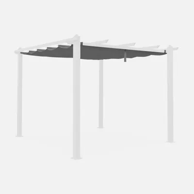 Immagine prodotto di Telone per pergola condate in poliestere 3x3 m, Grigio