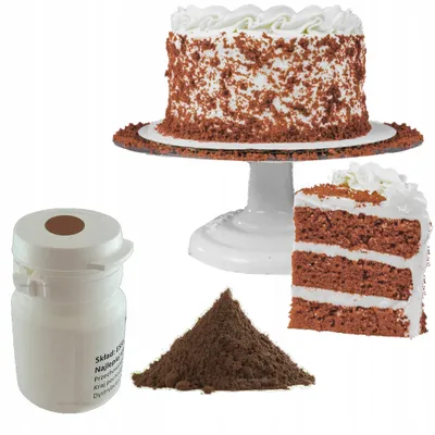Image de Colorant Alimentaire En Poudre Colorant Brun Pour Gâteau Pâte À Glace