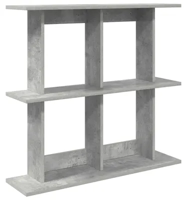 Immagine prodotto di vidaXL Mensola da parete, supporto in grigio cemento, 80 x 20 x 75 cm, materiale composito di legno